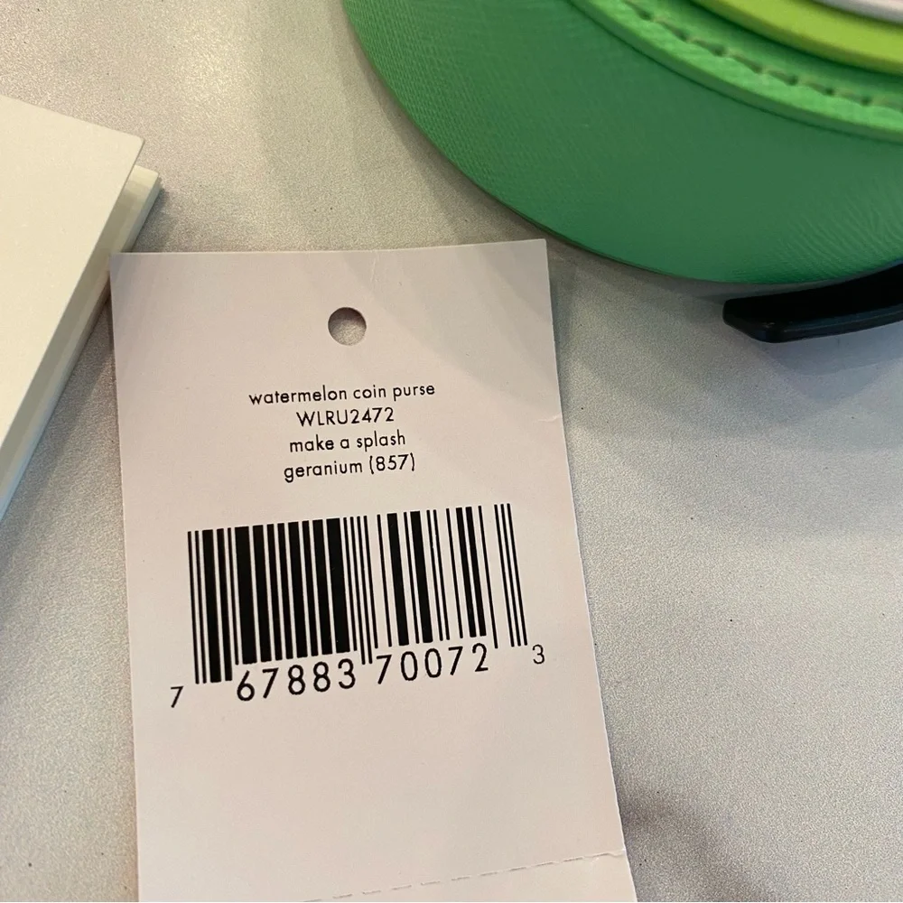 KATE SPADE Watermelon Make A Splash Geranium Coin Purse
